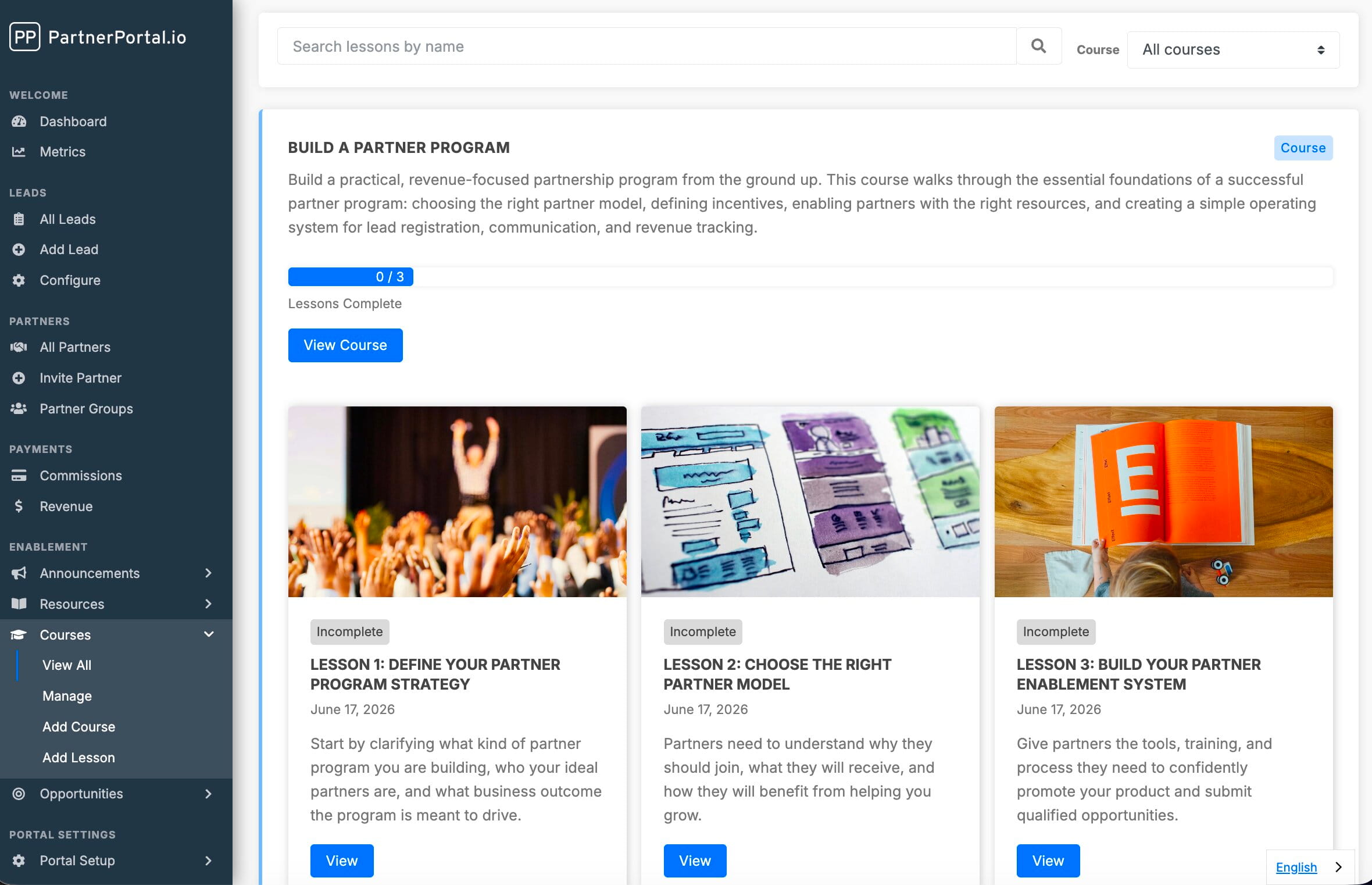 A Built-In Partner LMS: Create Training Courses Inside Your Partner Portal