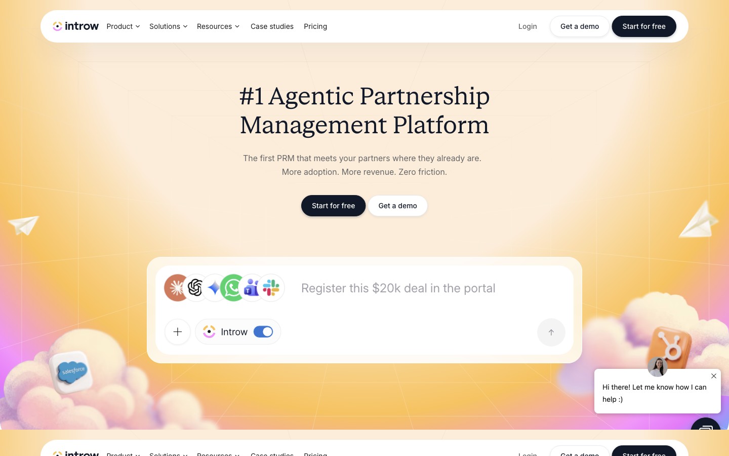 Introw PRM software homepage